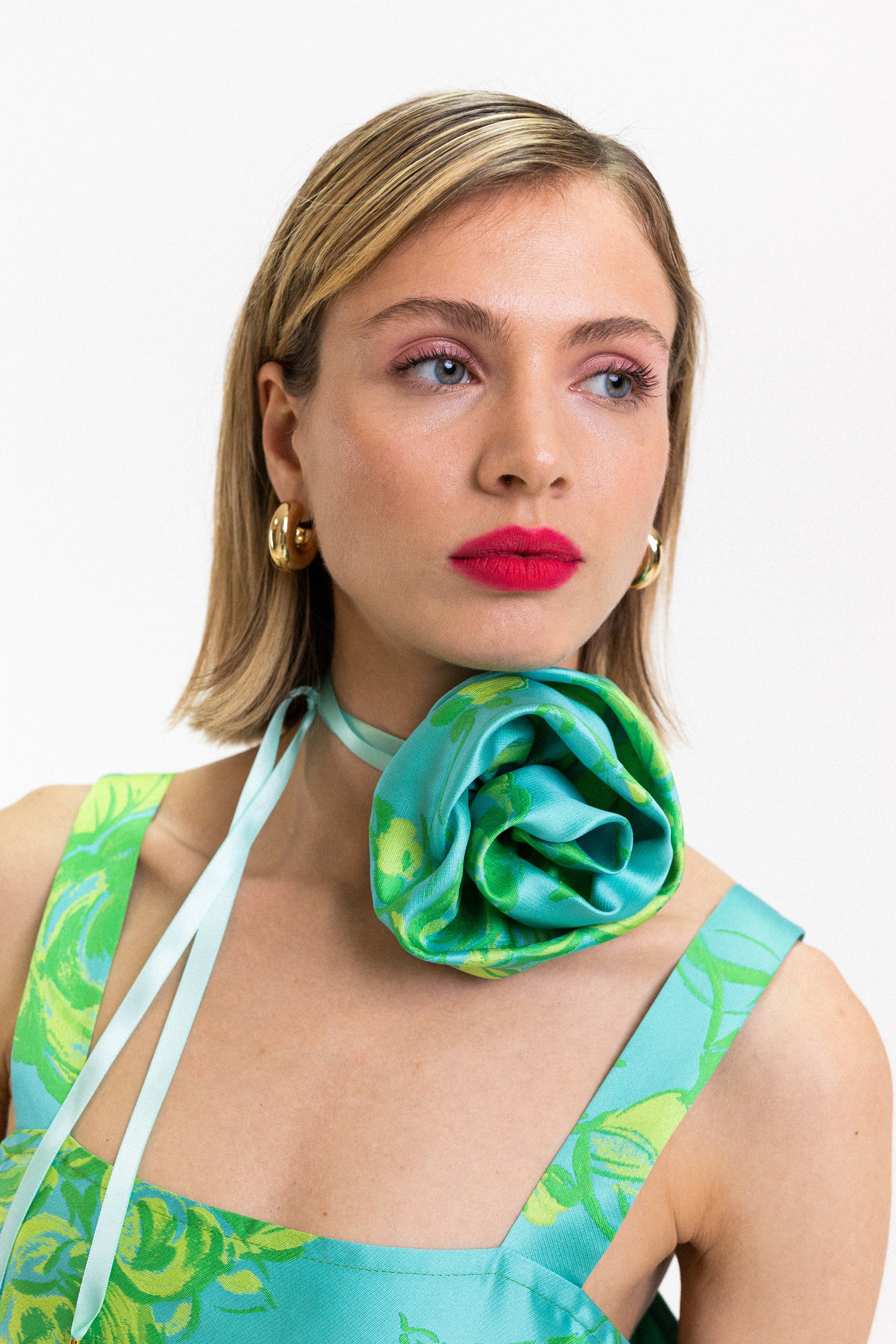 DEOLINDA DRESS GREEN