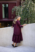 VESTIDO ARIANA BORDEAUX