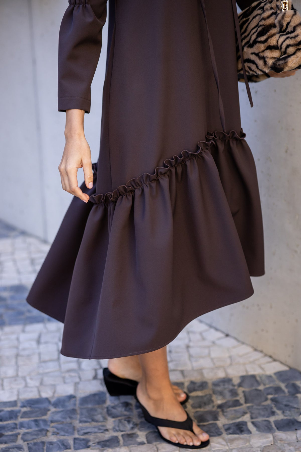 VESTIDO ARIANA CASTANHO